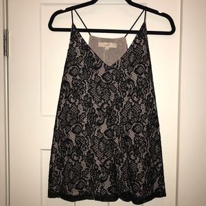 Loft lace tank, size Medium